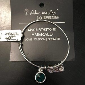 Alex and Ani May birthstone bracelet